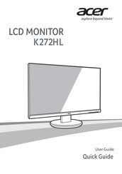 Acer K272HL Guide Rapide