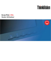 Lenovo ThinkVision L190x Guide Utilisateur