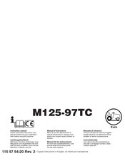 Husqvarna M125-97TC Manuel D'instructions