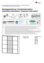Rauch Toma 88846.1220 Instructions De Montage