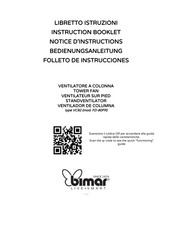 Bimar VC92 Notice D'instructions