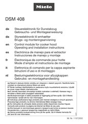 Miele DSM 408 Mode D'emploi Et Instructions De Montage