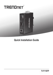 TRENDnet TI-F11SFP Guide D'installation Rapide