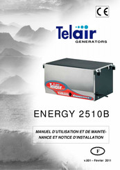 Telair ENERGY 2510B Manuel D'utilisation