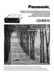 Panasonic CQ-R221U Manuel D'instructions