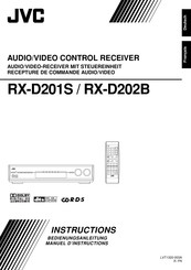 JVC RX-D202B Manuel D'instructions