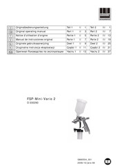 Schneider Airsystems FSP-Mini-Vario 2 Notice D'utilisation D'origine