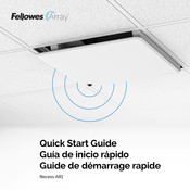 Fellowes Array Recess AR1 Guide De Démarrage Rapide