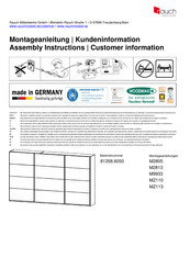 Rauch M9933 Instructions De Montage