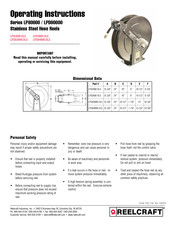 Reelcraft LPD84000 OLS Manuel D'instructions