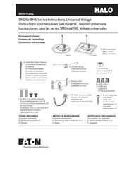 Eaton HALO SMD6WHE Serie Manuel D'instructions