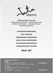 Jata electro 587 Instructions D'usage