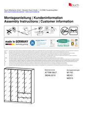 Rauch 38246.0210 Instructions De Montage