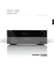 Harman Kardon AVR 158 Guide De Démarrage Rapide