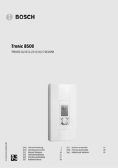 Bosch Tronic 8500 Notice D'utilisation