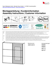 Rauch 42816.5010 Instructions De Montage