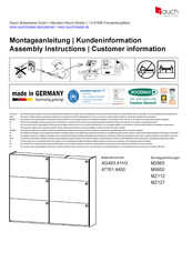 Rauch AG493.41H3 Instructions De Montage