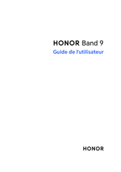 honor Band 9 Guide De L'utilisateur
