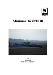 DAL-BO Minimax 1830 Mode D'emploi