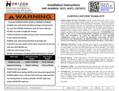 Horizon Global 76271 Instructions D'installation