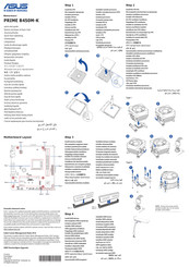 Asus PRIME B450M-K Guide De Démarrage Rapide