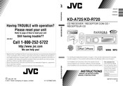 JVC KD-A725 Manuel D'instructions