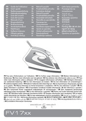 TEFAL FV17 Serie Guide De L'utilisateur