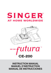Singer futura CE-200 Manuel D'instructions
