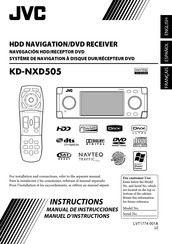 JVC KD-NXD505 Manuel D'instructions