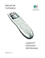 Logitech Harmony 600 Remote Manuel De L'utilisateur