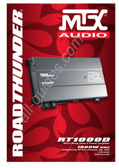 MTX Audio ROADTHUNDER RT1000D Manuel D'utilisation