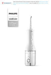 Philips Sonicare Cordless Power Flosser DiamondClean 9000 HX3866/43 Mode D'emploi