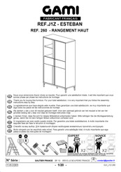 Gami ESTEBAN J1Z 260 Instructions De Montage