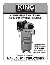 King Industrial KC-7280V3-MS Manuel D'instructions