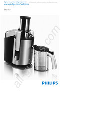 Philips HR1865 Mode D'emploi