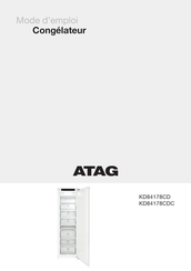 Atag KD84178CD Mode D'emploi