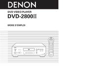 Denon DVD-2800II Mode D'emploi