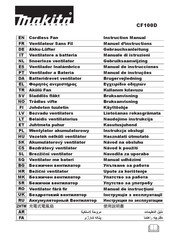 Makita CF100DZ Manuel D'instructions