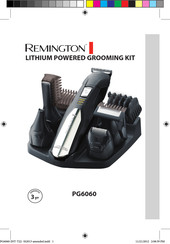 Remington PG6060 Mode D'emploi