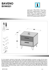 Forte BAVENO BVNK021 Notice De Montage