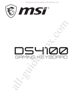 MSI DS4100 Mode D'emploi
