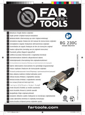 Far Tools BG 230C Notice Originale