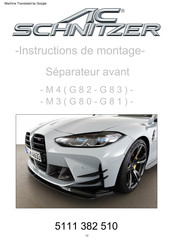 AC Schnitzer 5111 382 510 Instructions De Montage