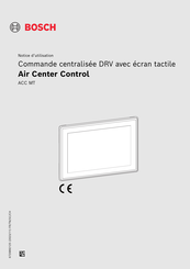 Bosch Air Center Control Notice D'utilisation