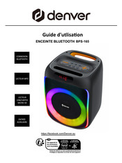 Denver BPS-165 Guide D'utilisation