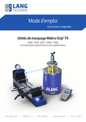 LANG TECHNIK Makro-Grip FS 51410 Mode D'emploi