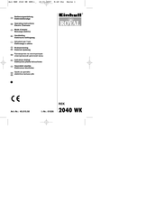 Einhell Royal 45.015.50 Mode D'emploi