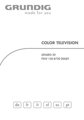 Grundig LENARO 50 PXW 130-8720 DOLBY Mode D'emploi