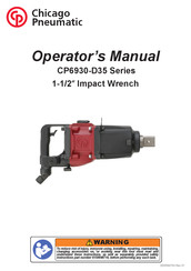 Chicago Pneumatic CP6930-D35 Serie Manuel De L'opérateur