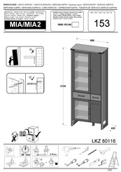 NewLine MIA 1868-153-84 Instructions De Montage